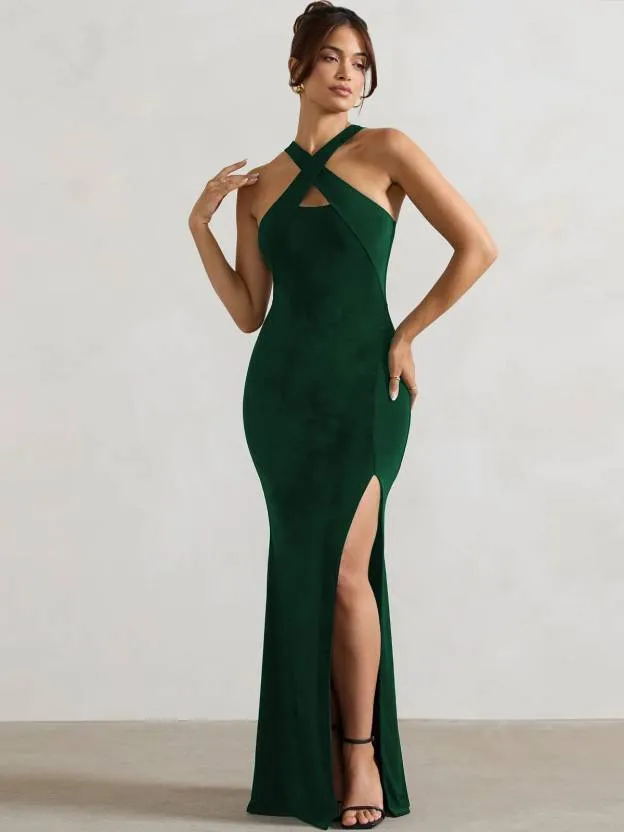 Emerald Green Bodycon Dress