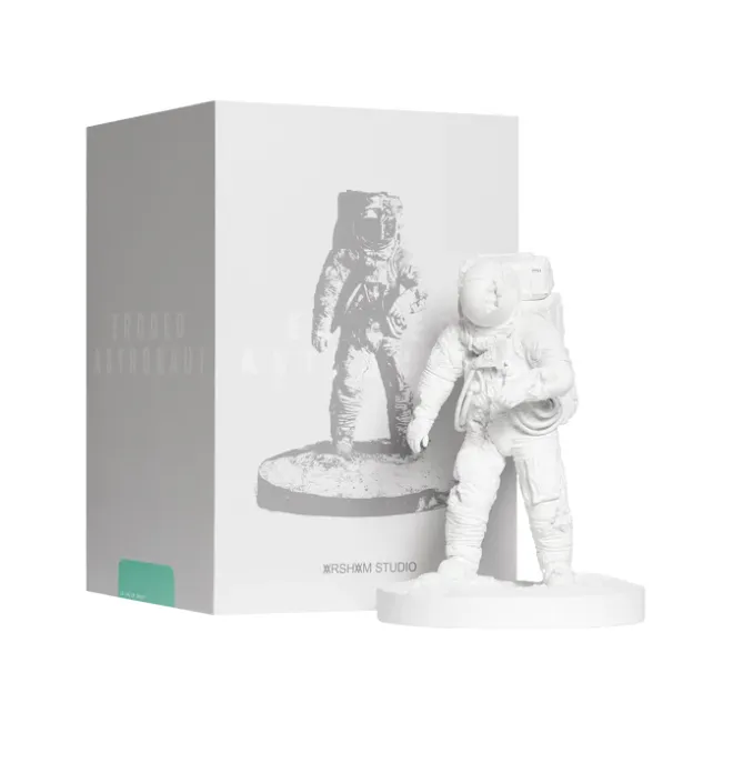 Eroded Astronaut Resin Sculpture by Daniel Arsham x Billionaire Boys Club