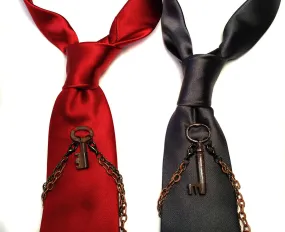 Escape Artist Narrow Silk Necktie