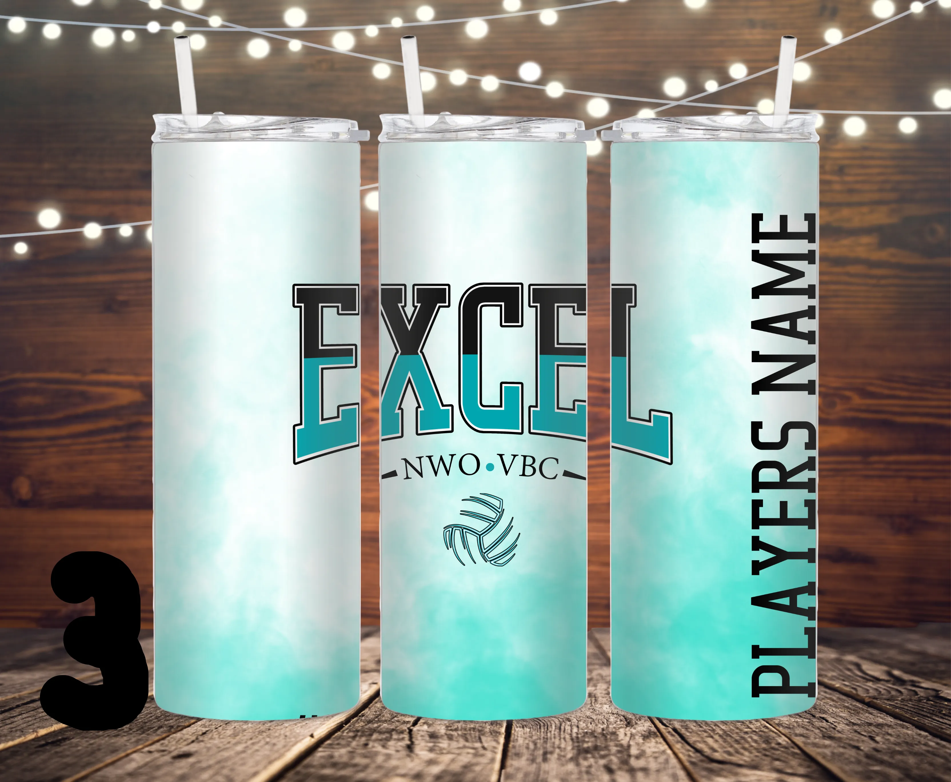 Excel Volleyball 20oz. Tumbler