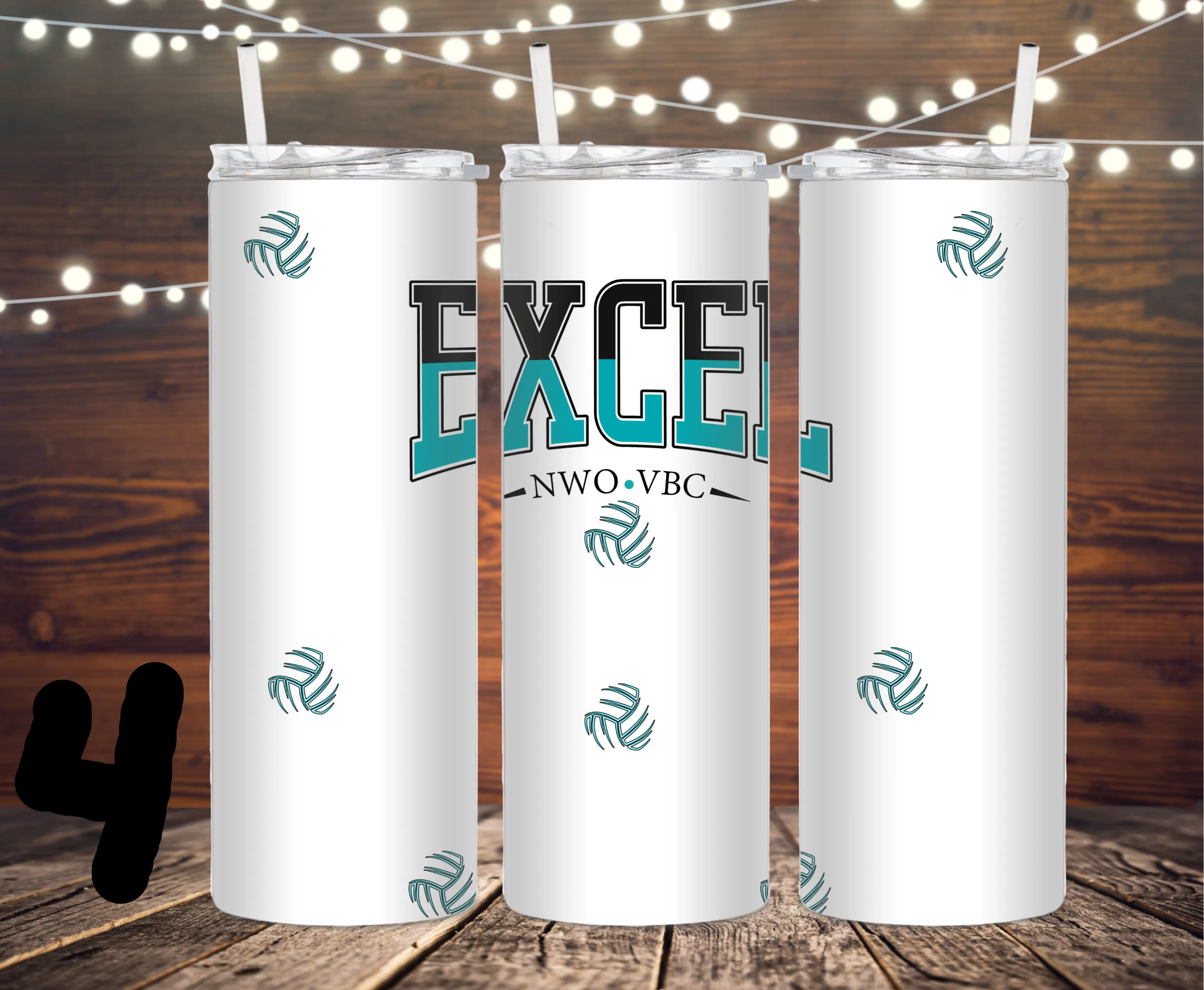 Excel Volleyball 20oz. Tumbler