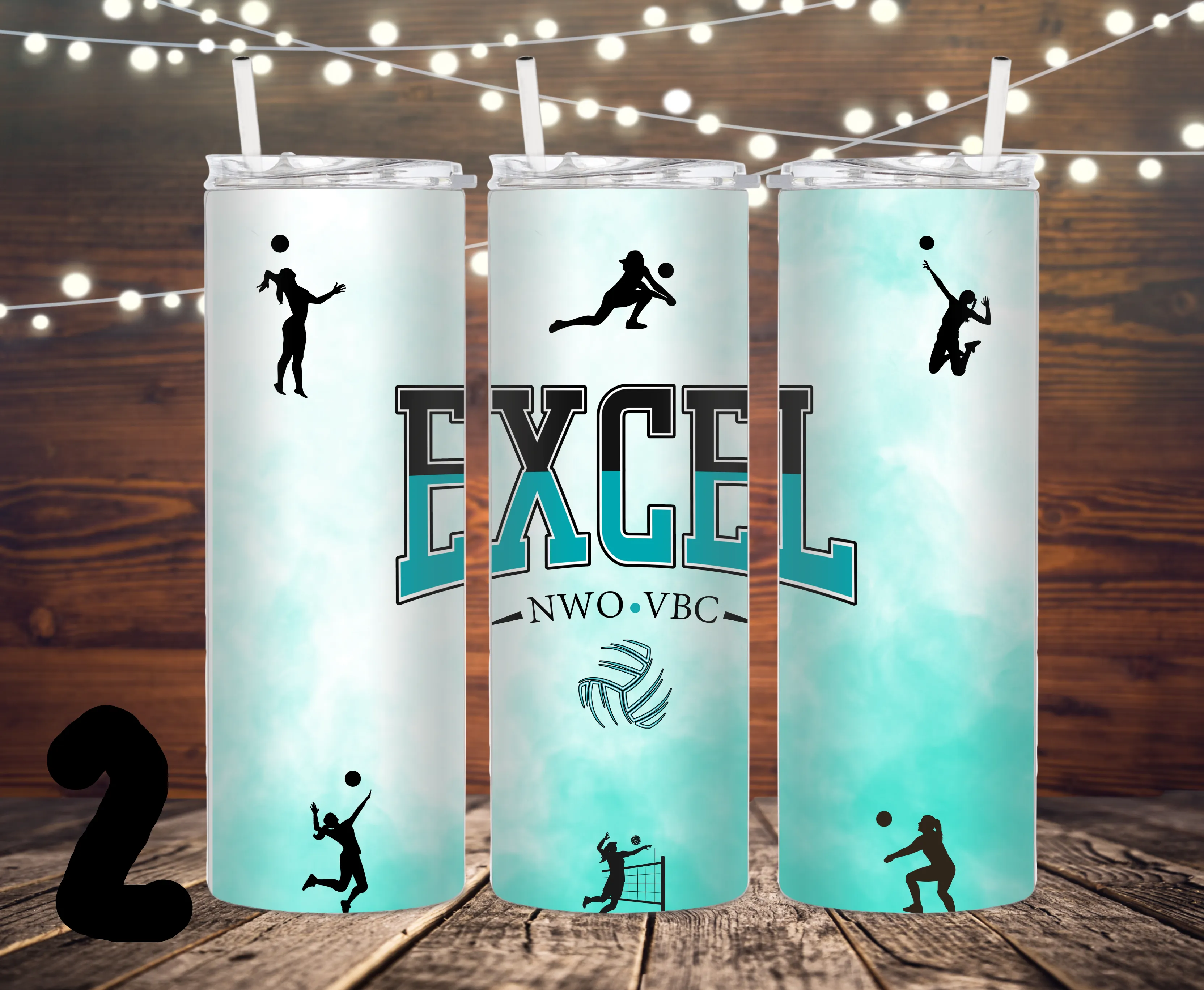 Excel Volleyball 20oz. Tumbler