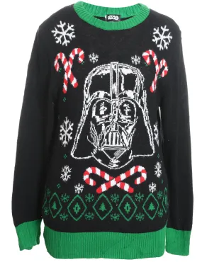 Festive Season Star Wars Design Knit Christmas Jumper - M