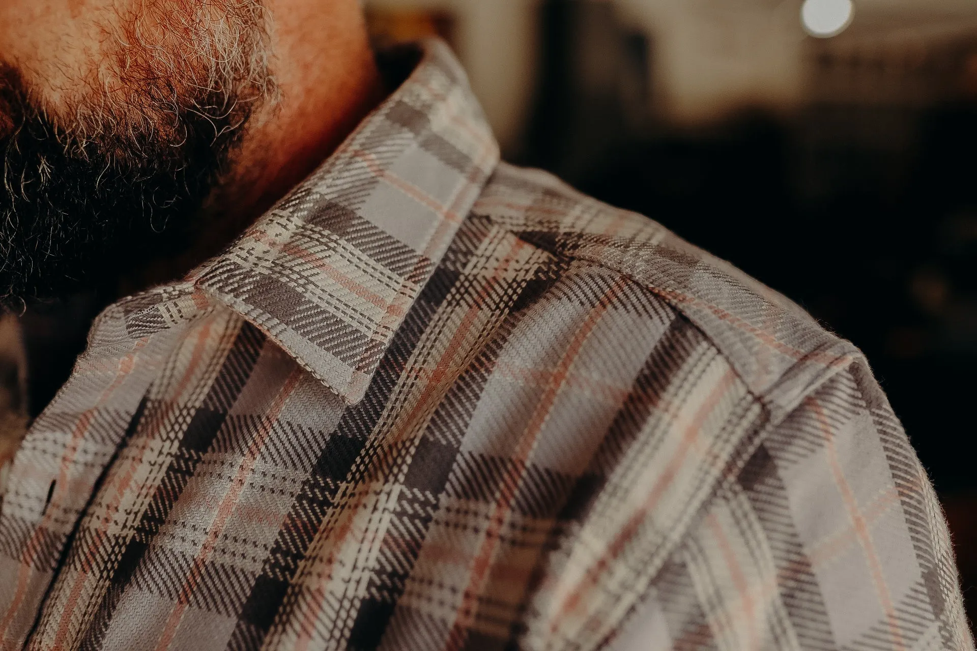 Flannel Work Shirt- Grey