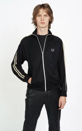 FRED PERRY Vintage Logo Zip Up Jersey Track Jacket