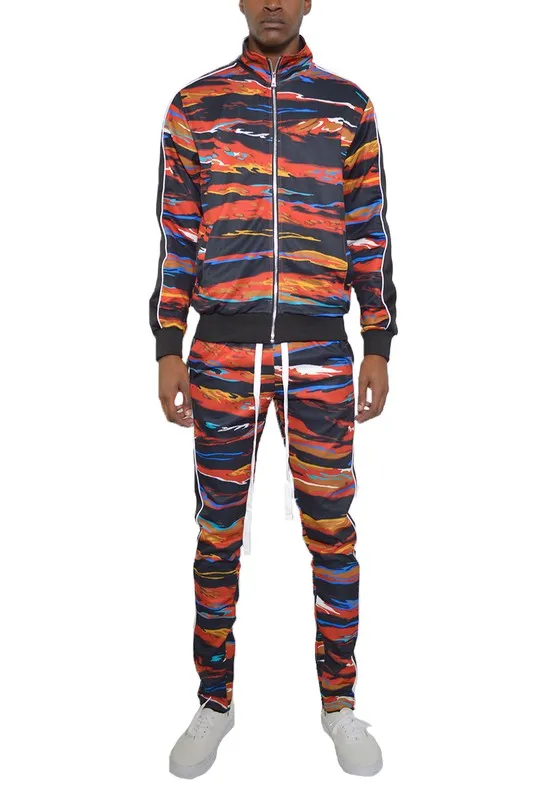 Full Print Zip Track Suit