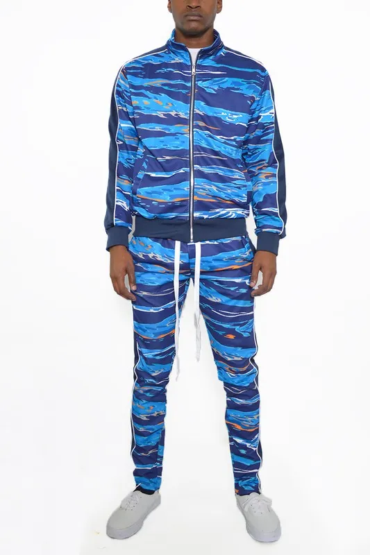 Full Print Zip Track Suit