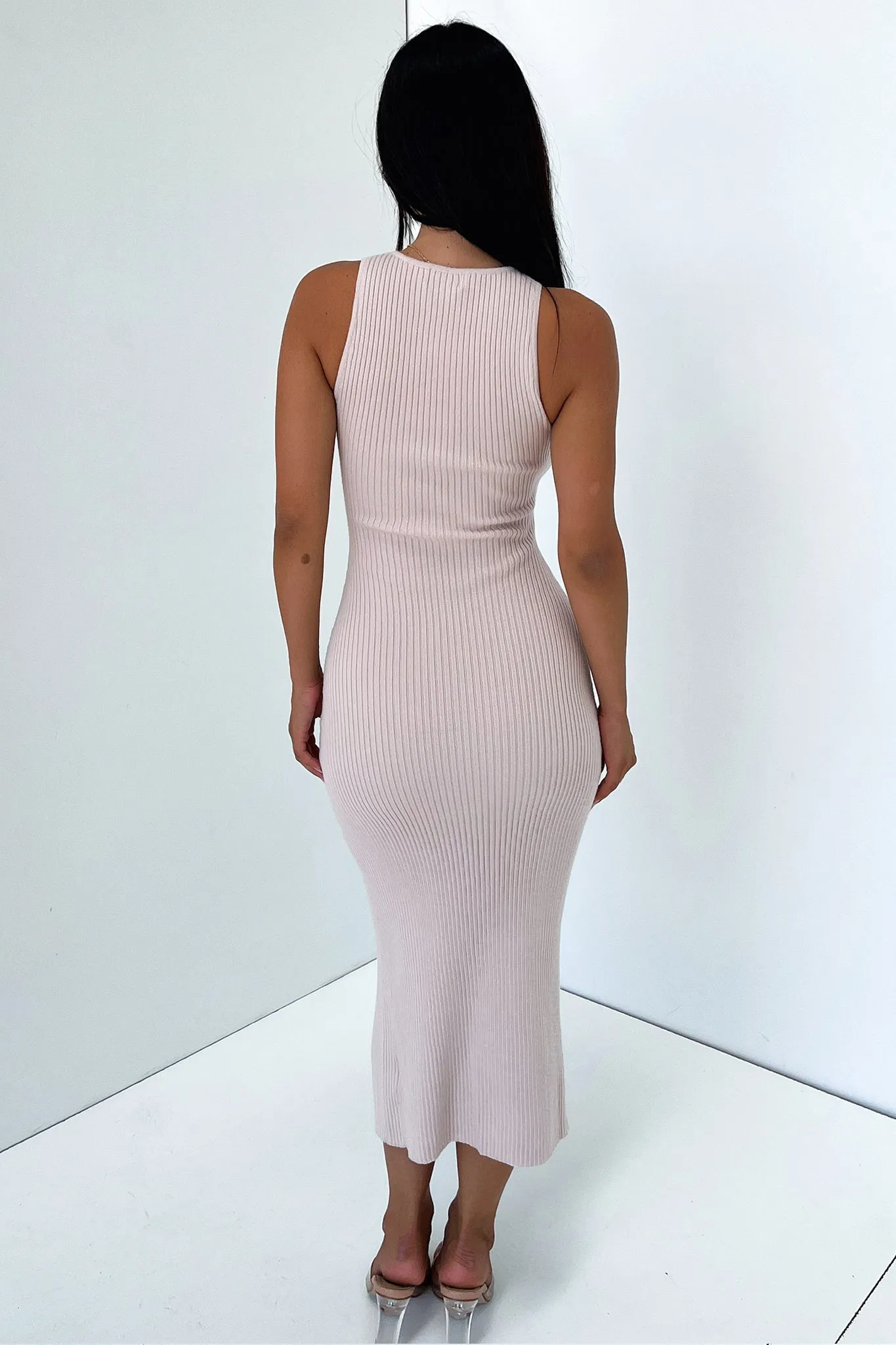 Geniva Midi Dress - Beige