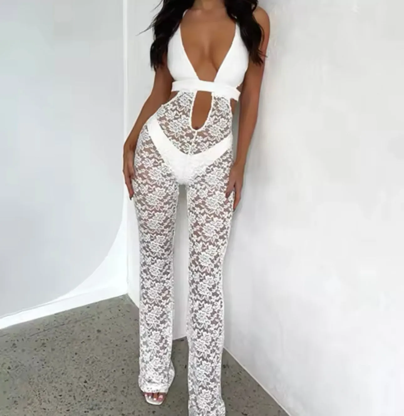 Gina Lace Jumpsuit