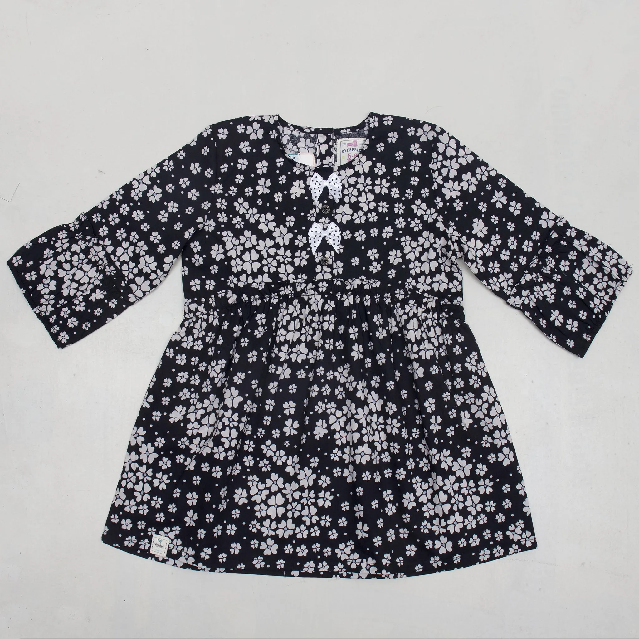 Girl's Floral Printed Top