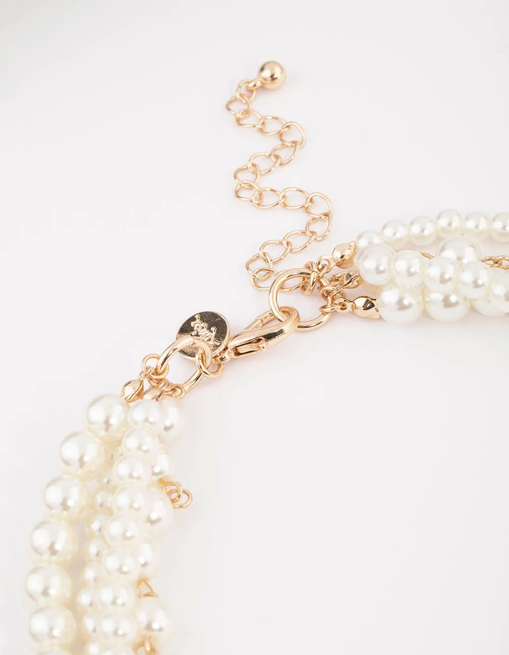 Gold Layered Mixed Pearl Necklace