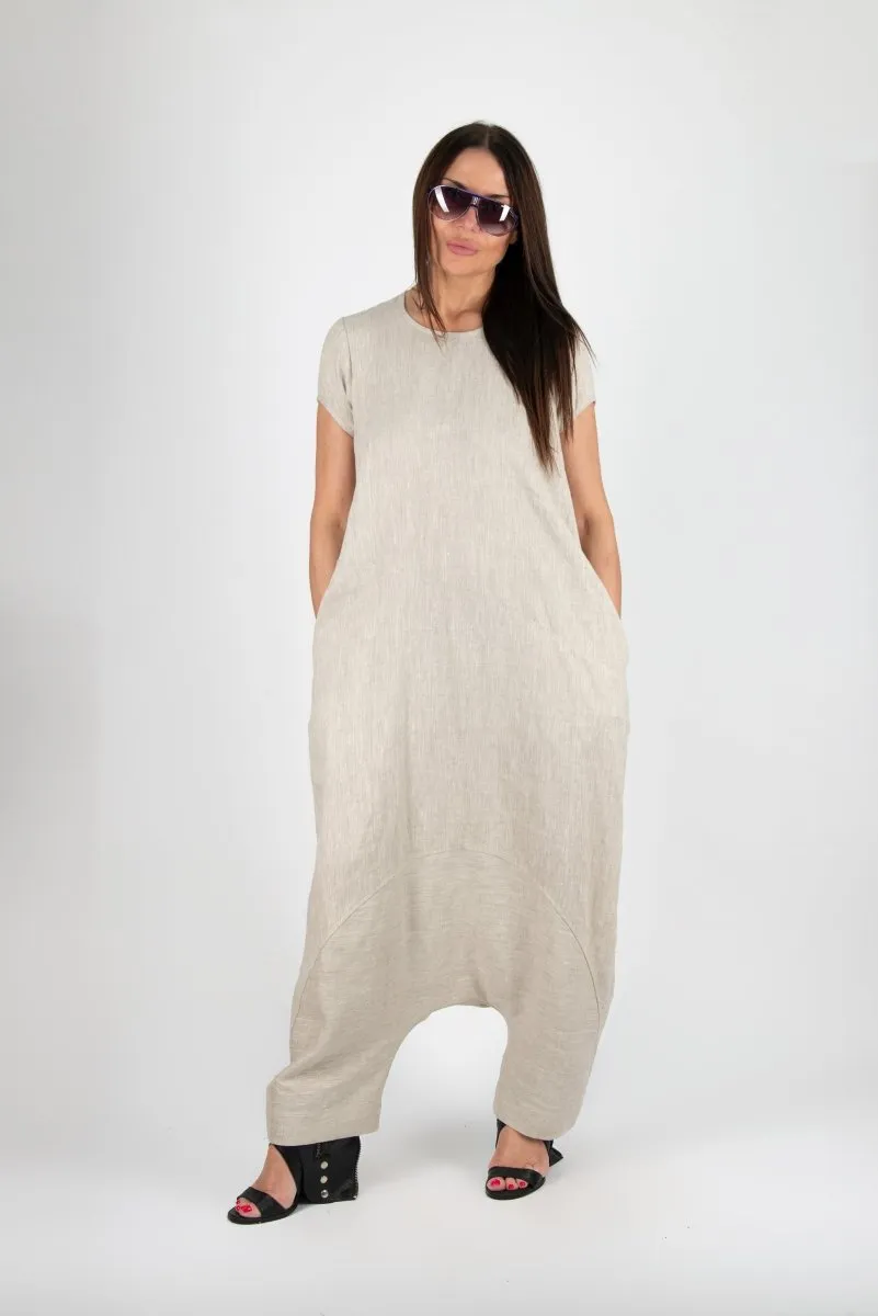 Harem Linen Jumpsuit RUTH