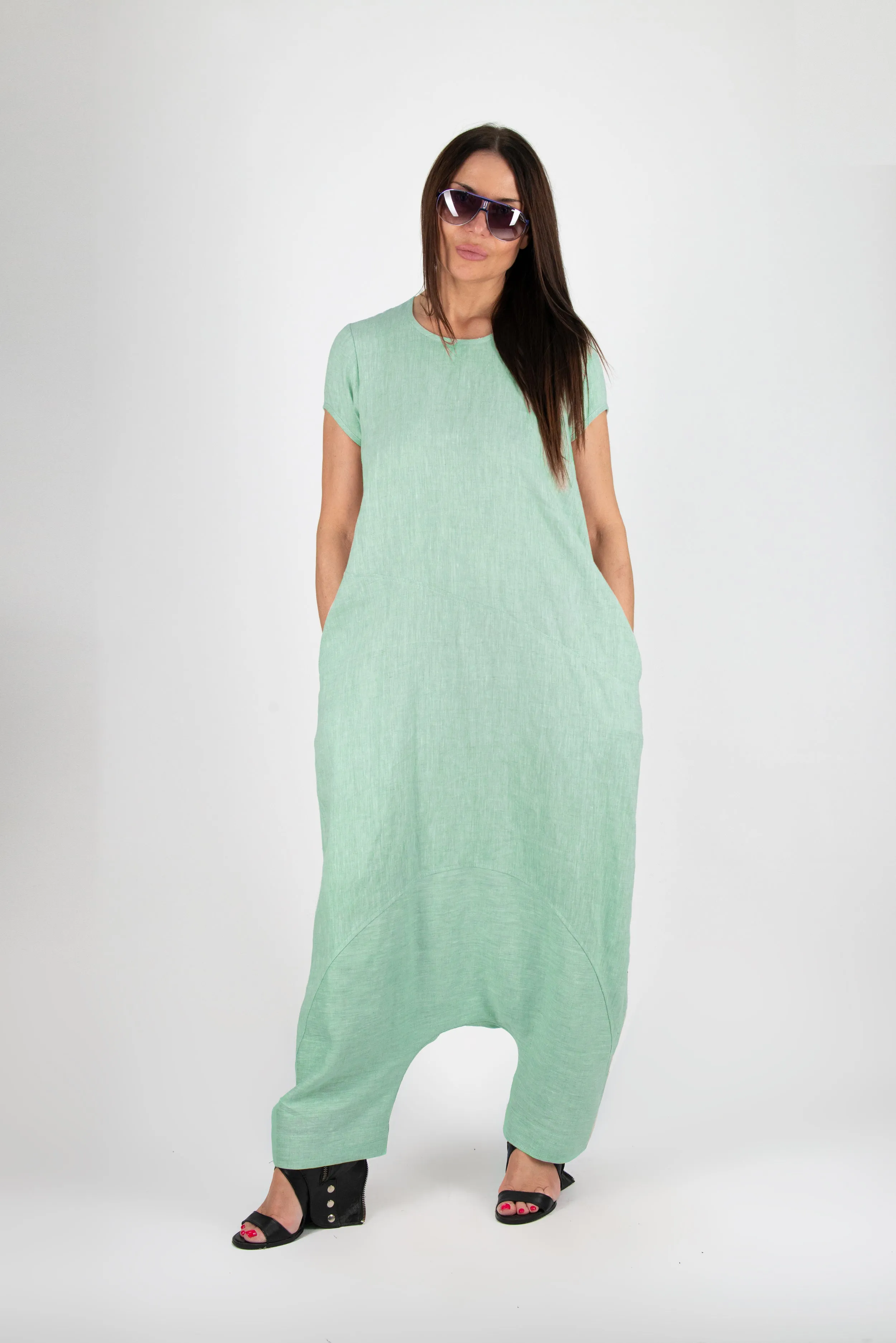 Harem Linen Jumpsuit RUTH