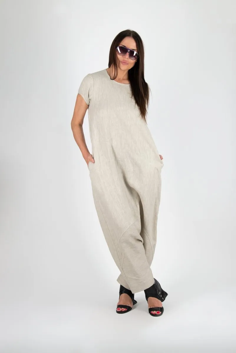 Harem Linen Jumpsuit RUTH