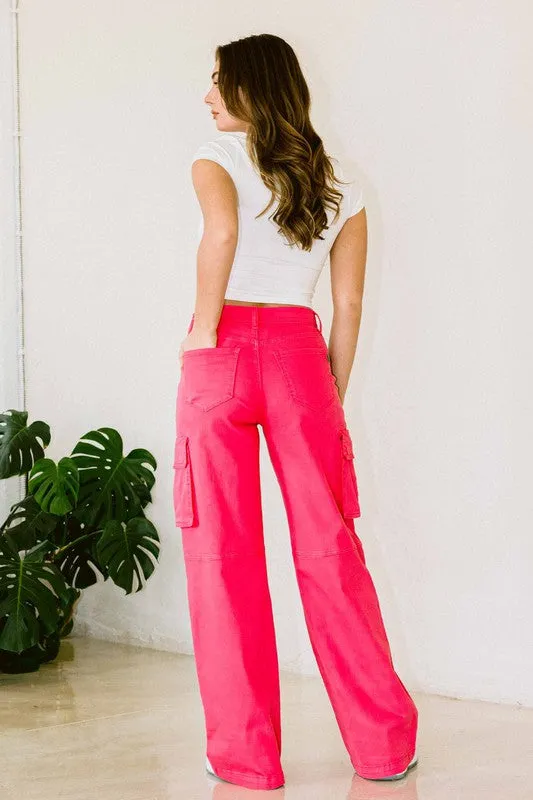 High Rise Cargo Pants