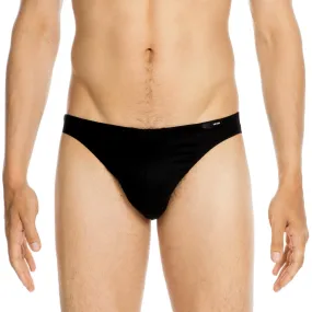 HOM MICRO BRIEF - CLASSIC COMFORT BLACK MICRO BRIEFS