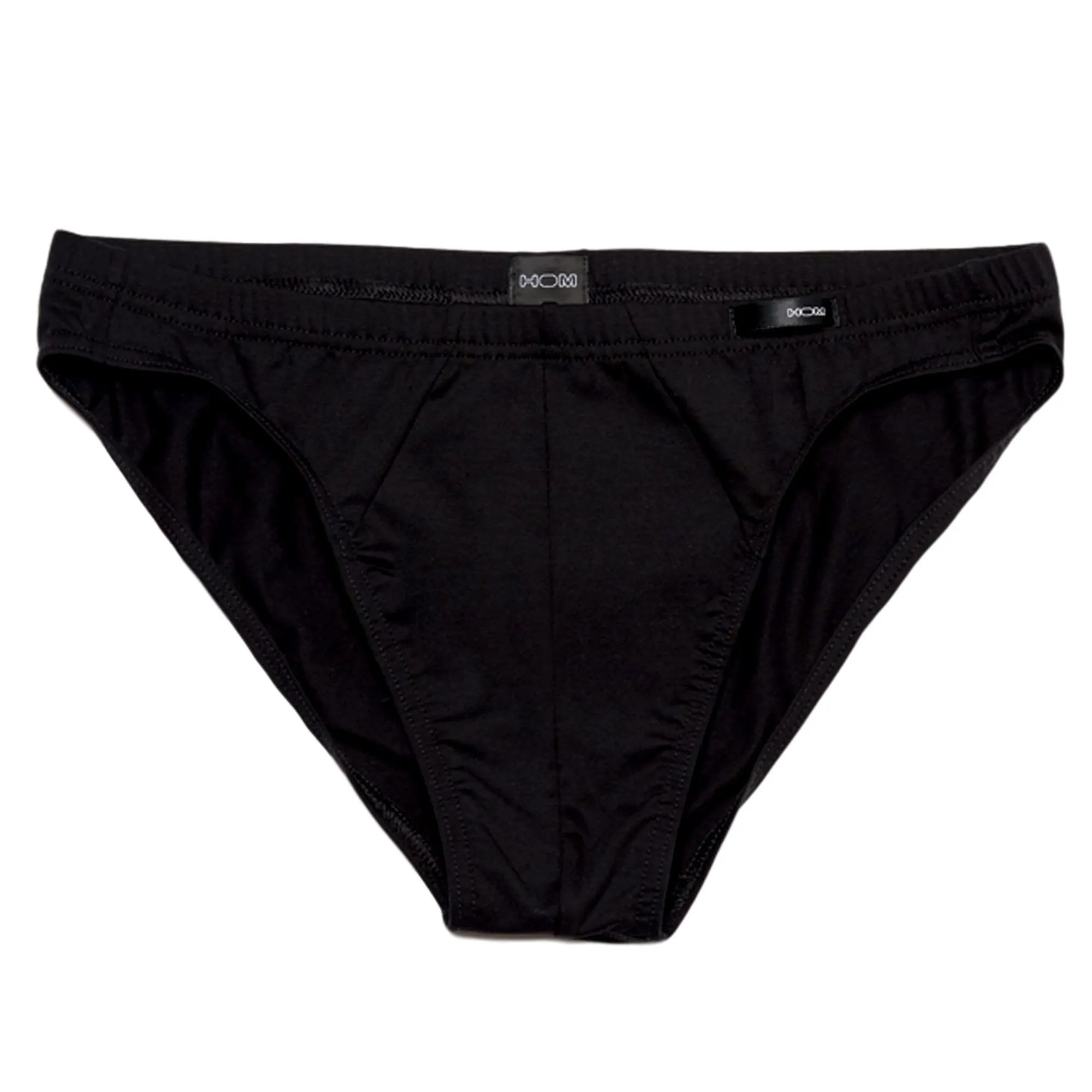 HOM MICRO BRIEF - CLASSIC COMFORT BLACK MICRO BRIEFS