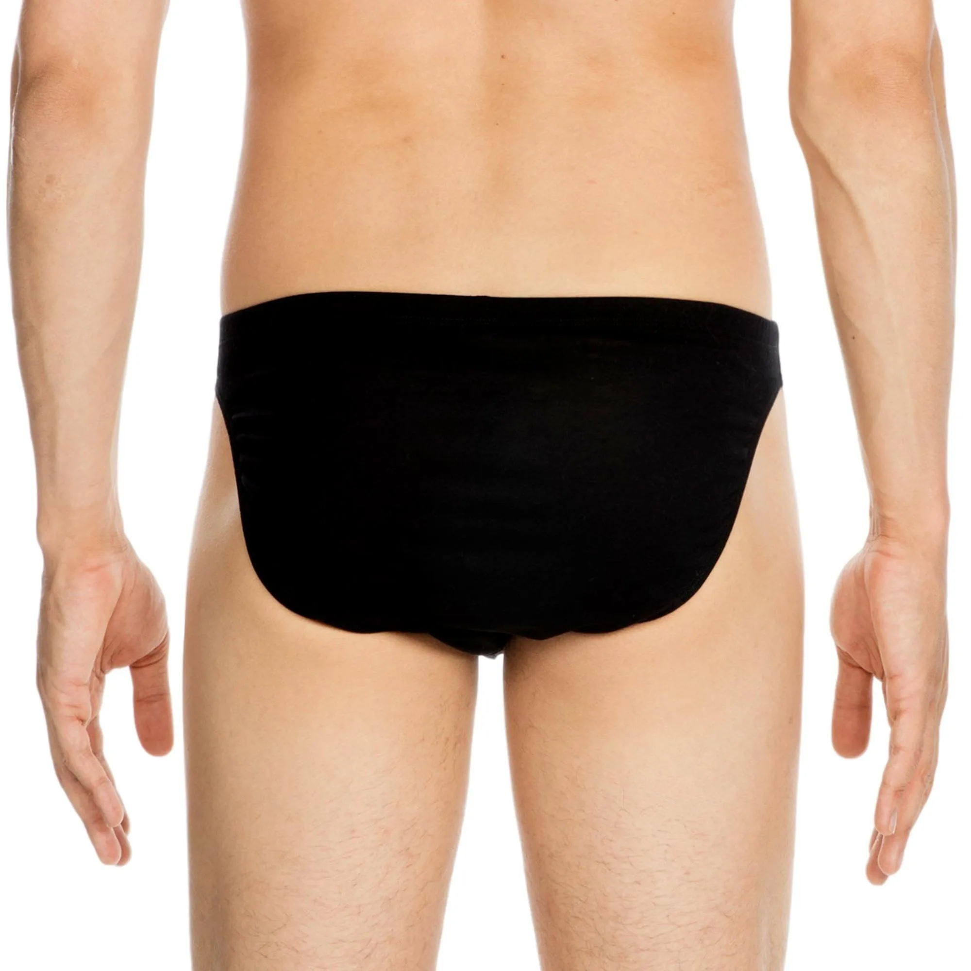 HOM MICRO BRIEF - CLASSIC COMFORT BLACK MICRO BRIEFS