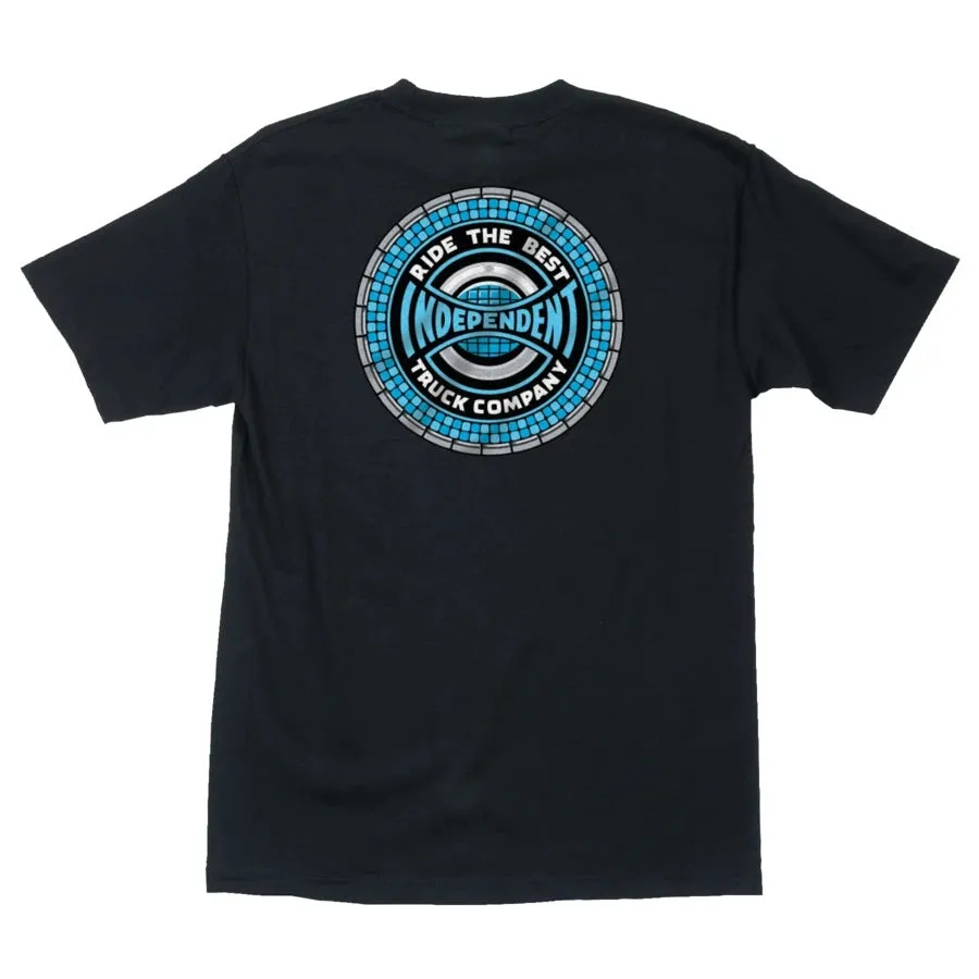 Independent Tile Span T Shirt Black