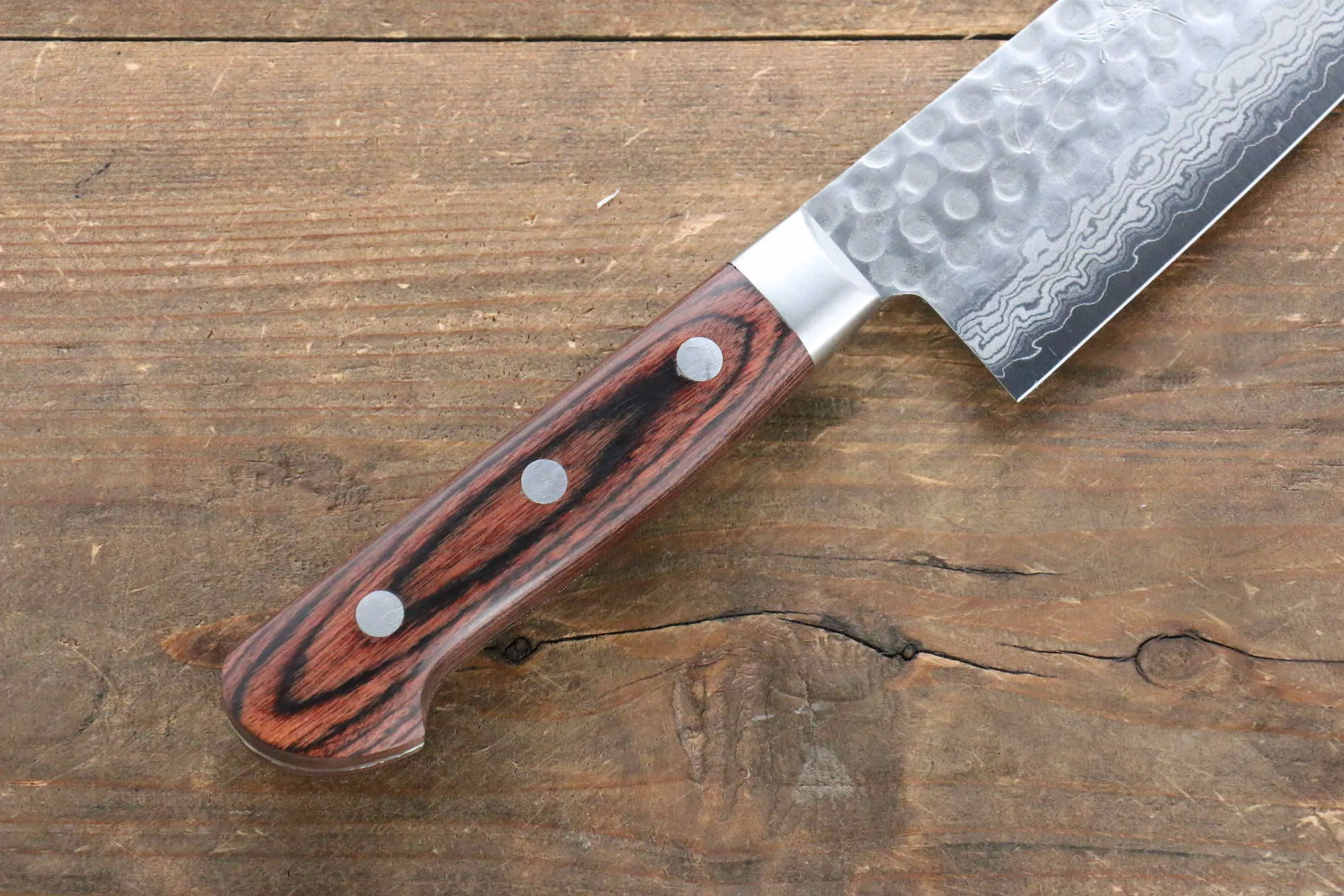 Jikko VG10 17 Layer Gyuto  210mm Mahogany Handle