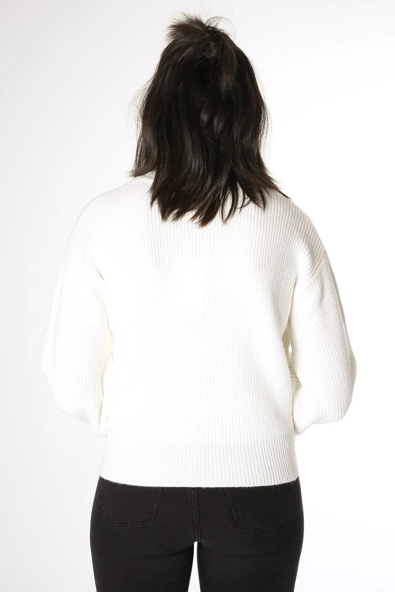 Jorge Knit Sweater Vintage White