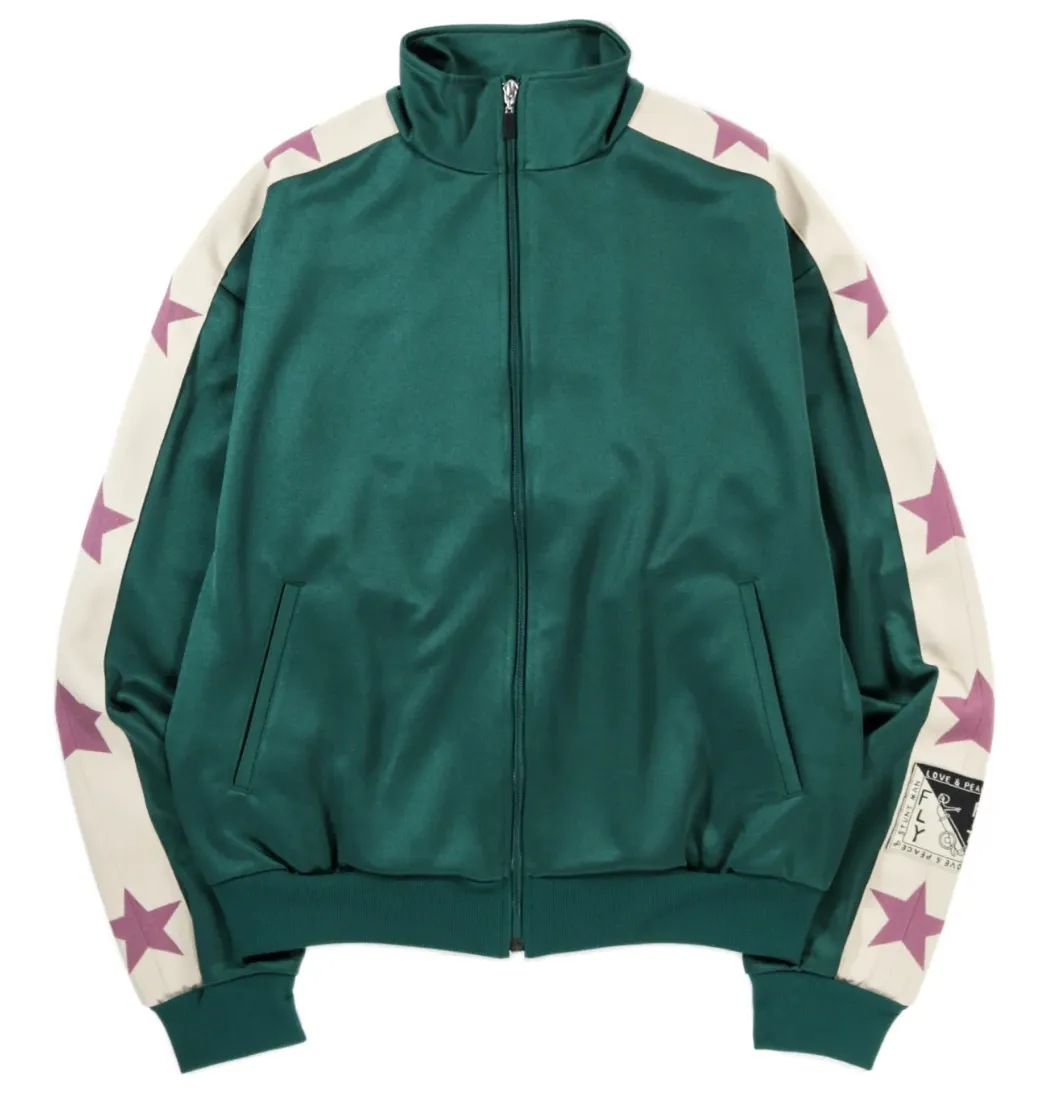 Kapital 'Stuntman & Woman' Green Track Jacket