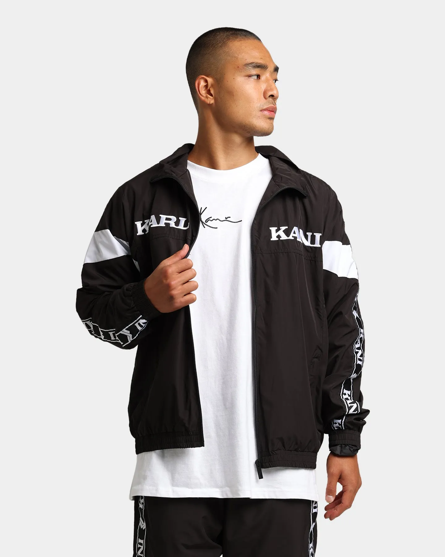 Karl Kani Retro Tape Track Jacket Black