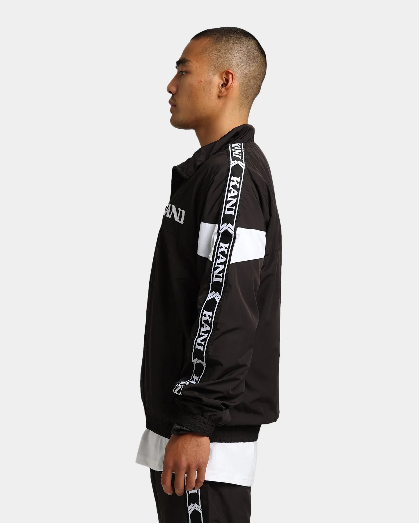 Karl Kani Retro Tape Track Jacket Black