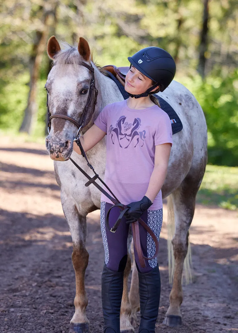 Kids Performance Knee Patch Riding Tight