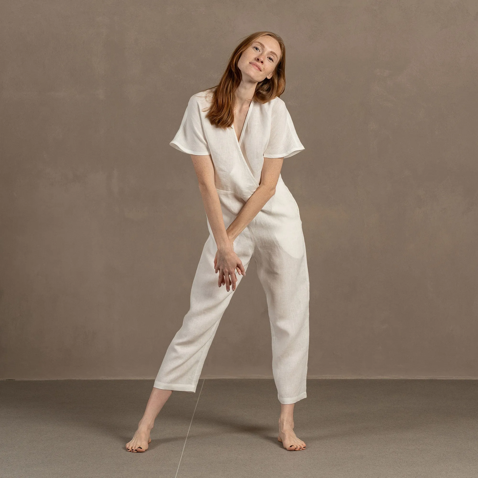 Linen Wrap Jumpsuit Mindy