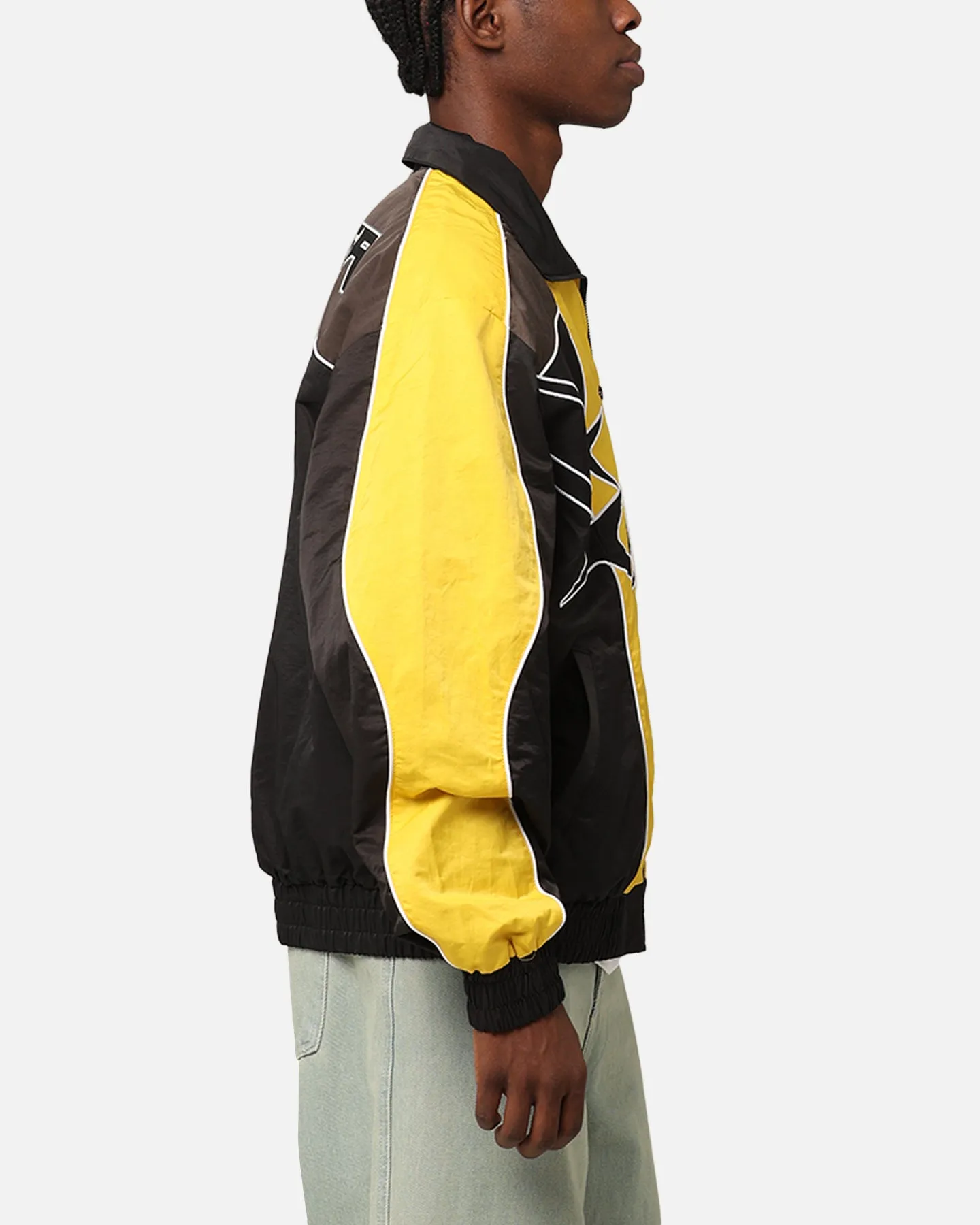 Loiter Paradise Track Jacket Black/Yellow