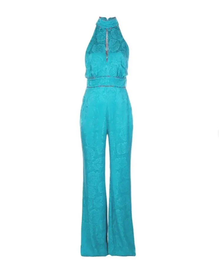 MARY KATRANTZOU S’less Halter Neck Jumpsuit