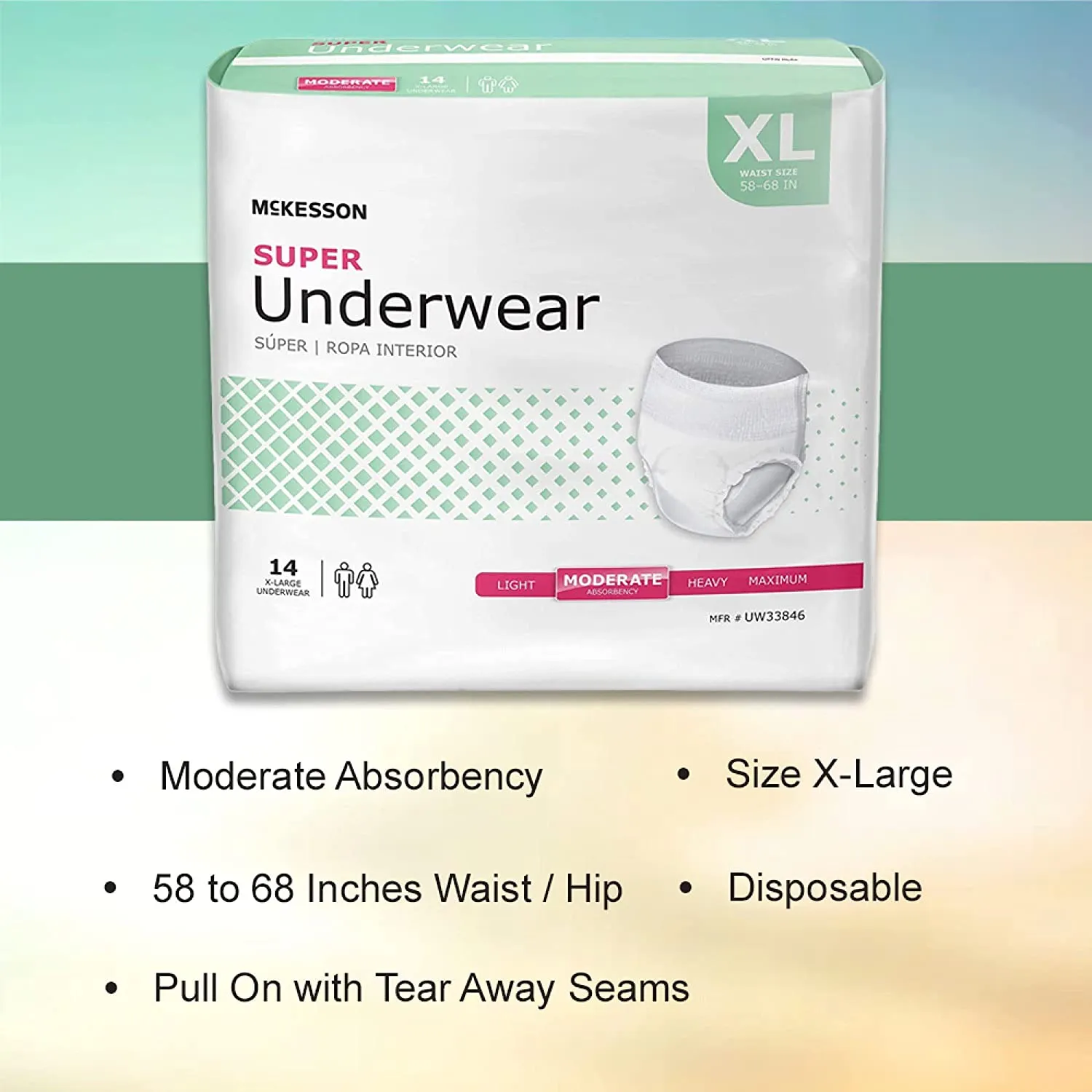 McKesson Adult Absorbent Underwear