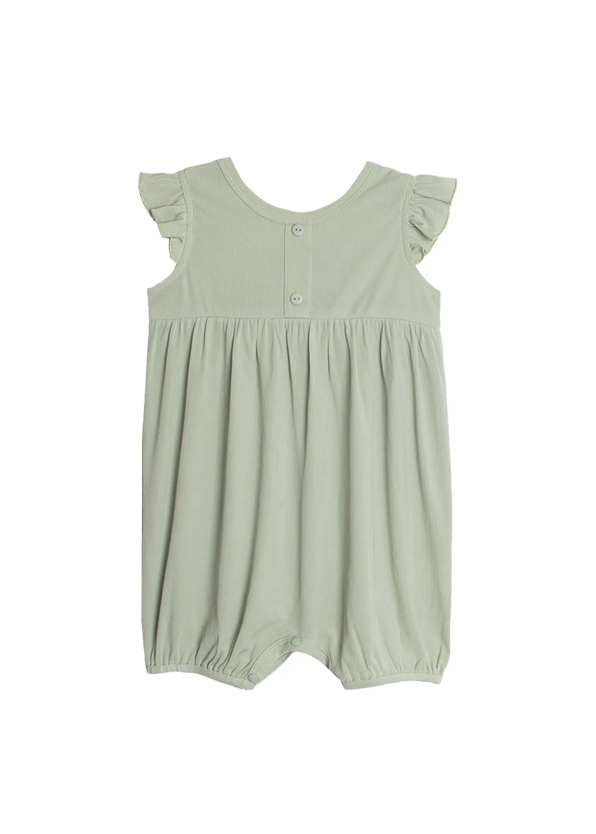 Meadow Breeze Green Baby Romper