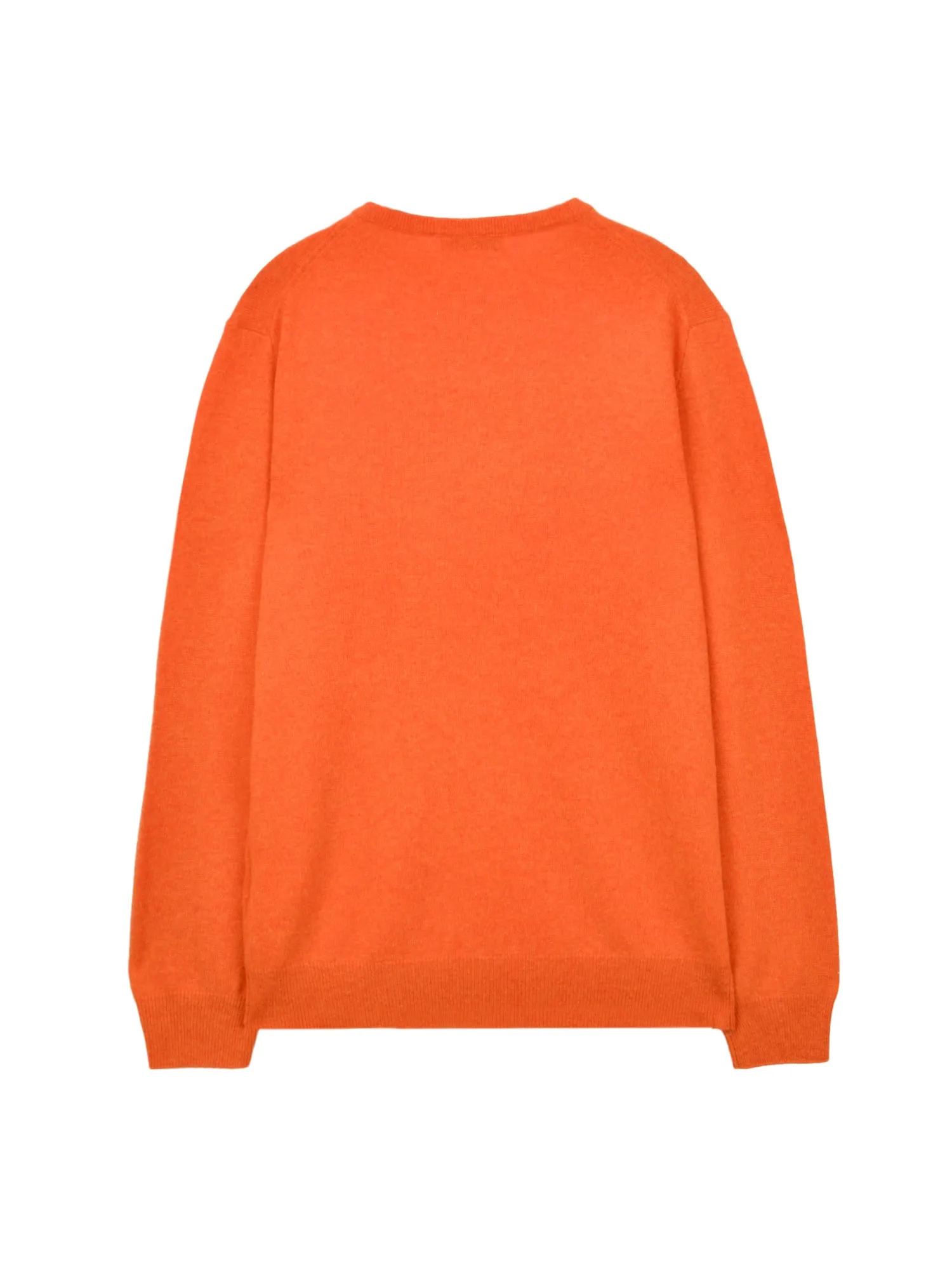 Men Crew Neck Sweater_Orange