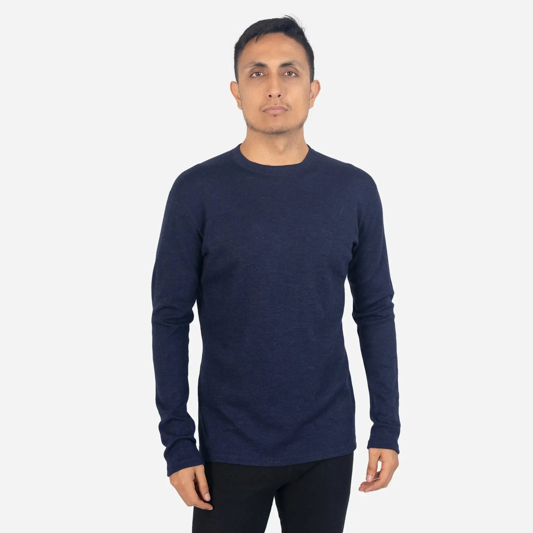 Men's Alpaca Wool Sweater: 300 Lightweight