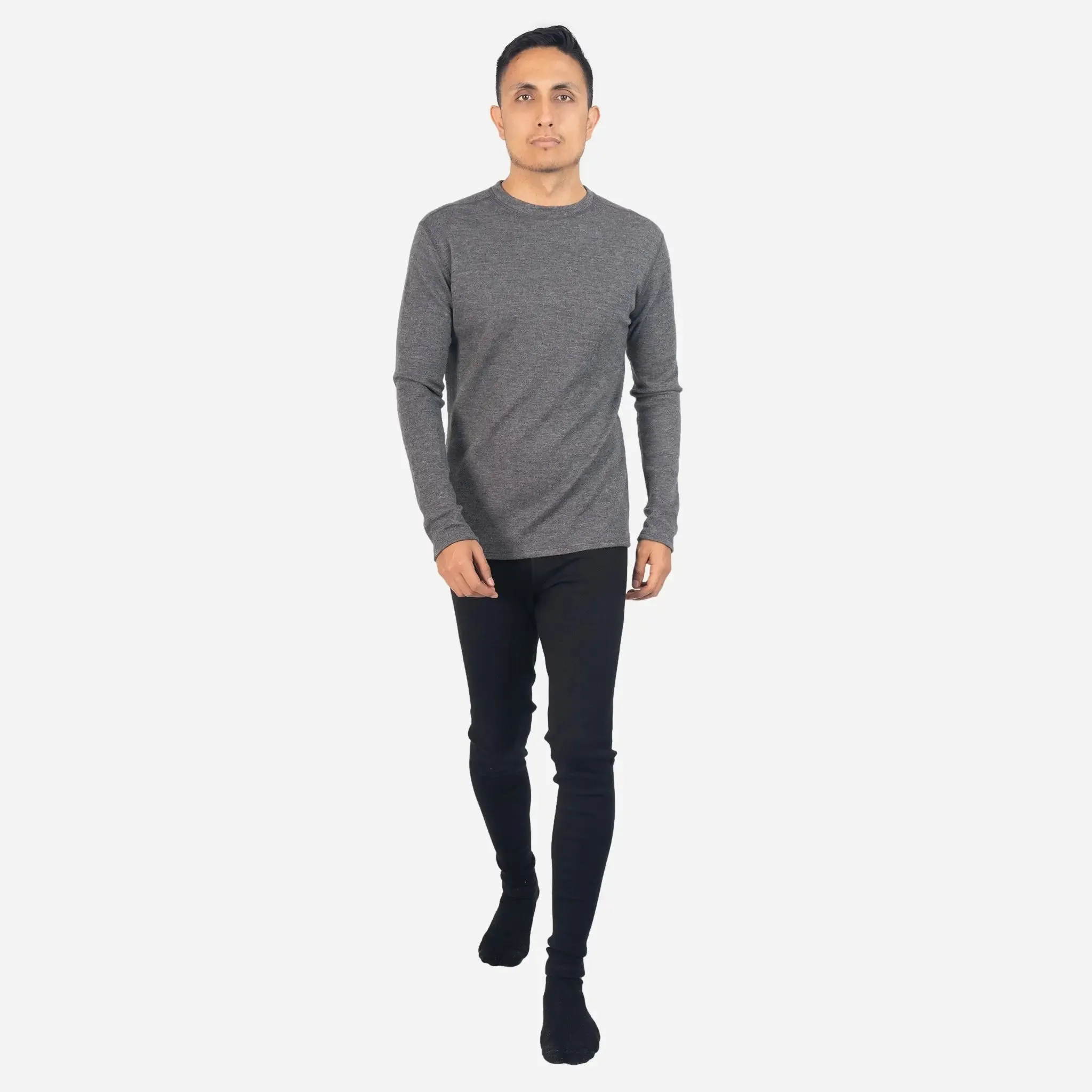 Men's Alpaca Wool Sweater: 300 Lightweight