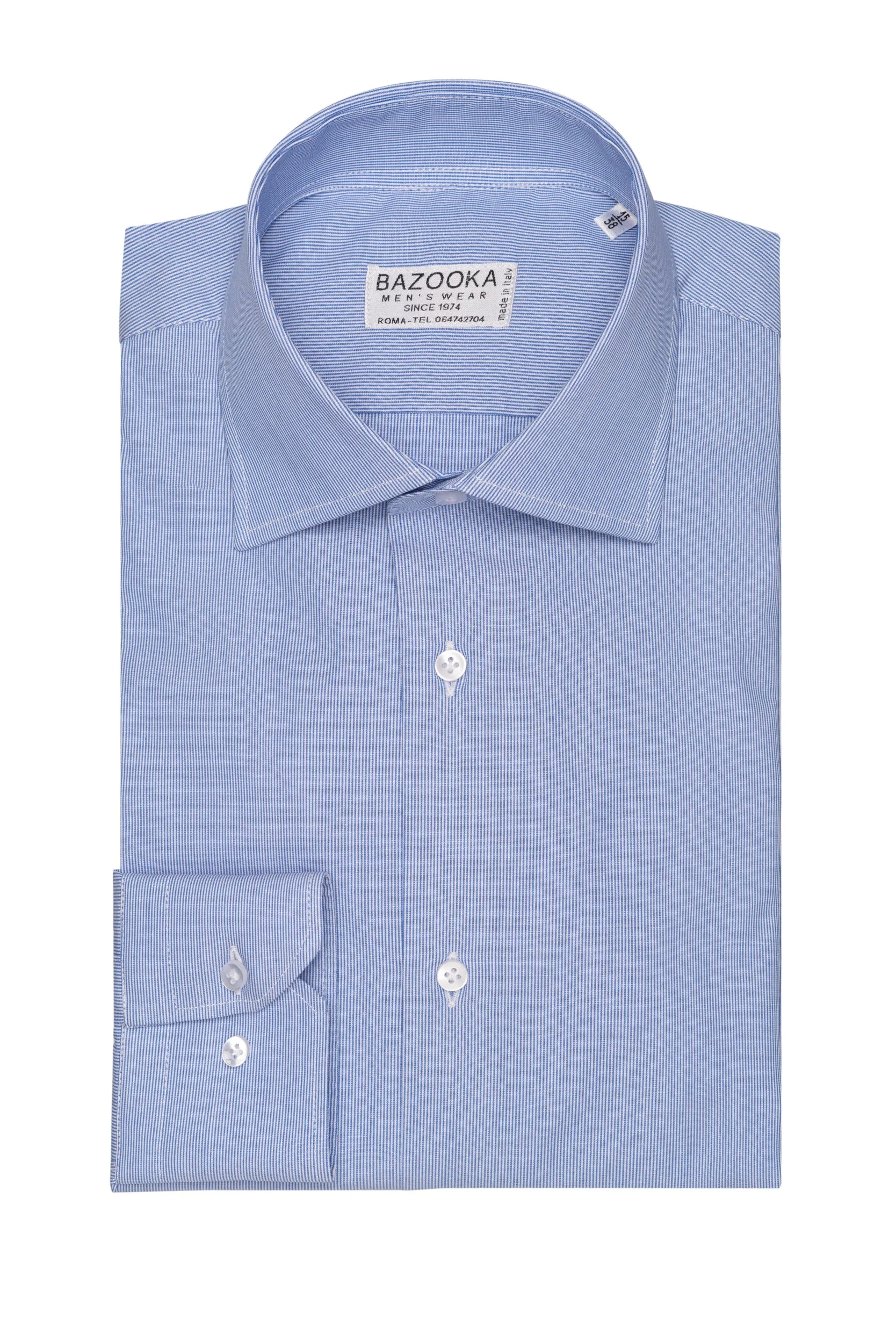 Millerighe Blue Shirt by Bazooka