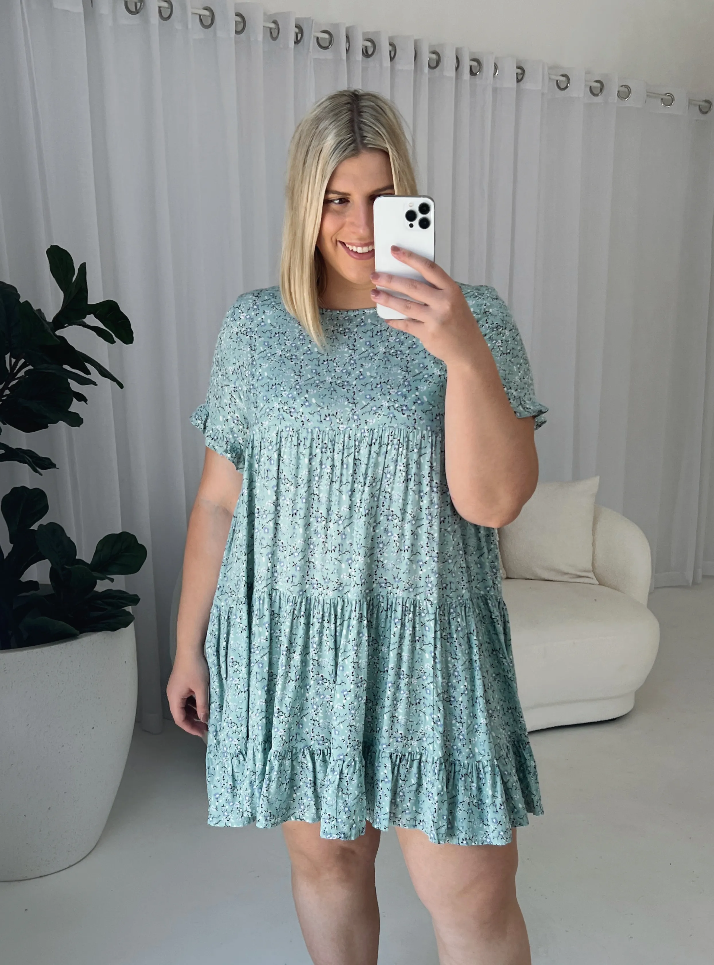 MIMI DRESS - Sage