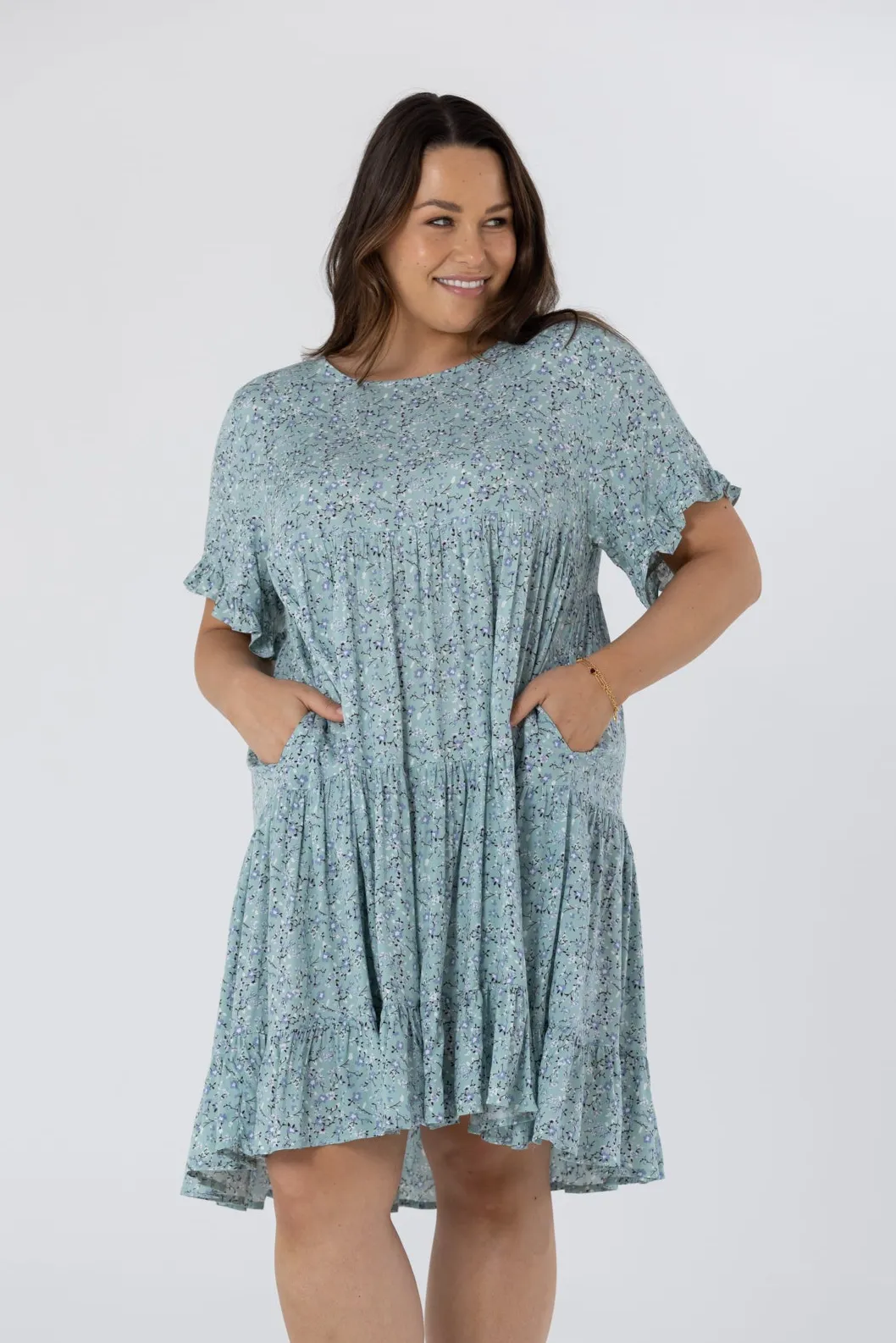 MIMI DRESS - Sage