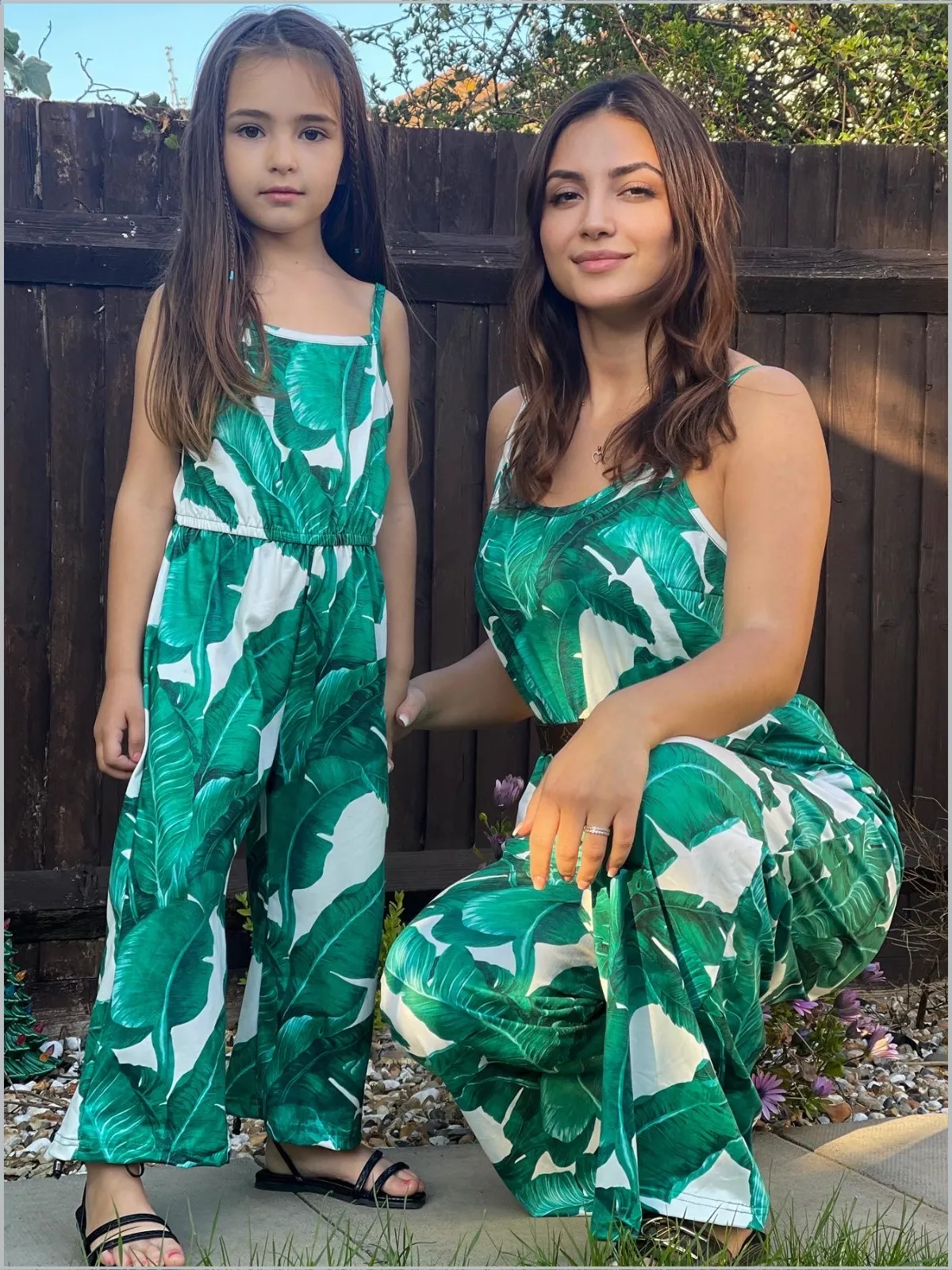 Mommy and Me Keep Palm and Carry On Jumpsuit