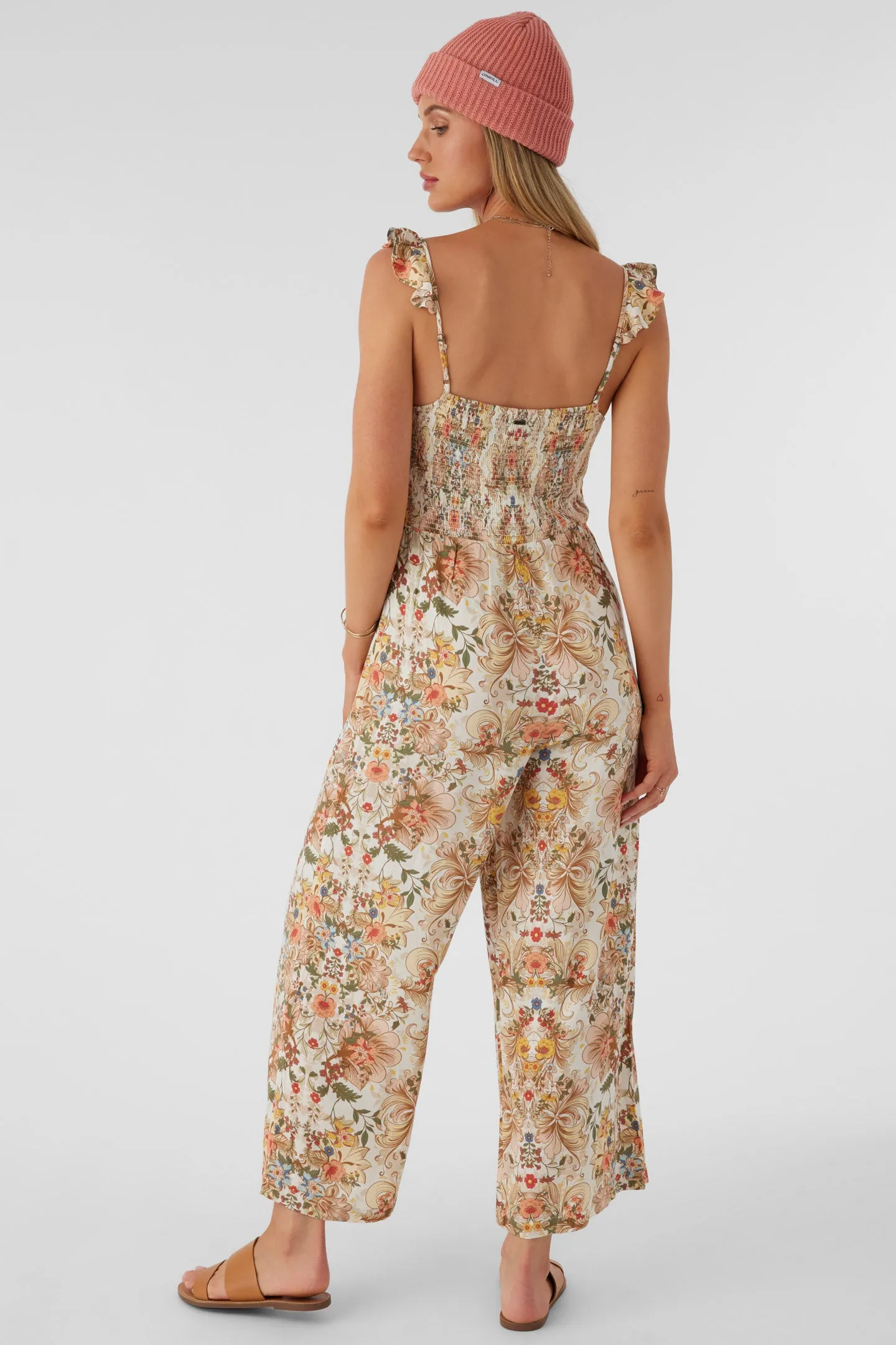 MONYCA SOFIA FLORAL FLUTTER TANK JUMPSUIT