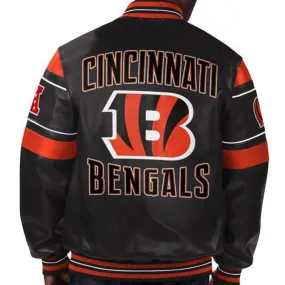 NFL Cincinnati Bengals Leather Jacket For Men and Women