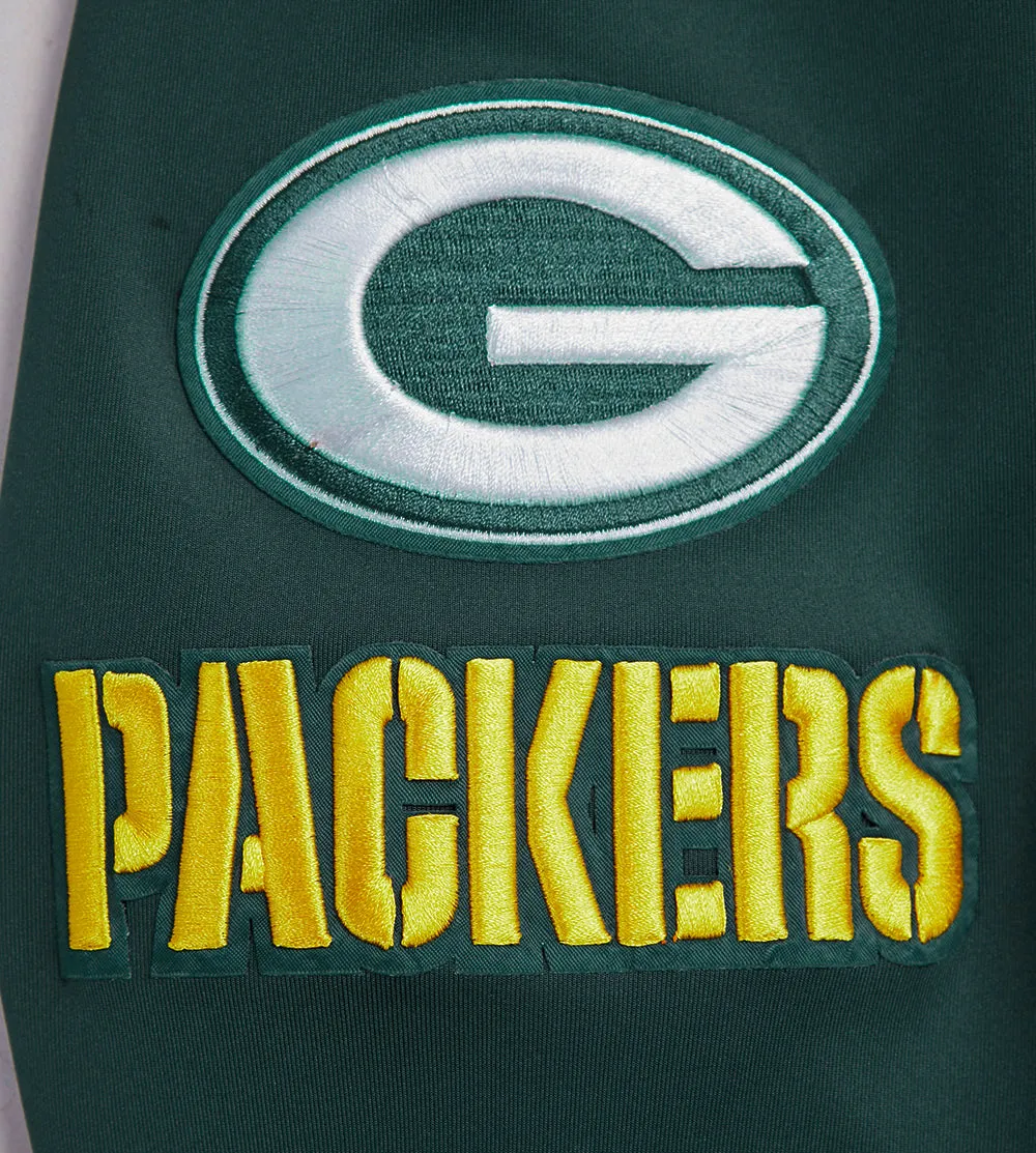 NFL GREEN BAY PACKERS CLASSIC MEN'S DK TRACK JACKET (FOREST GREEN)