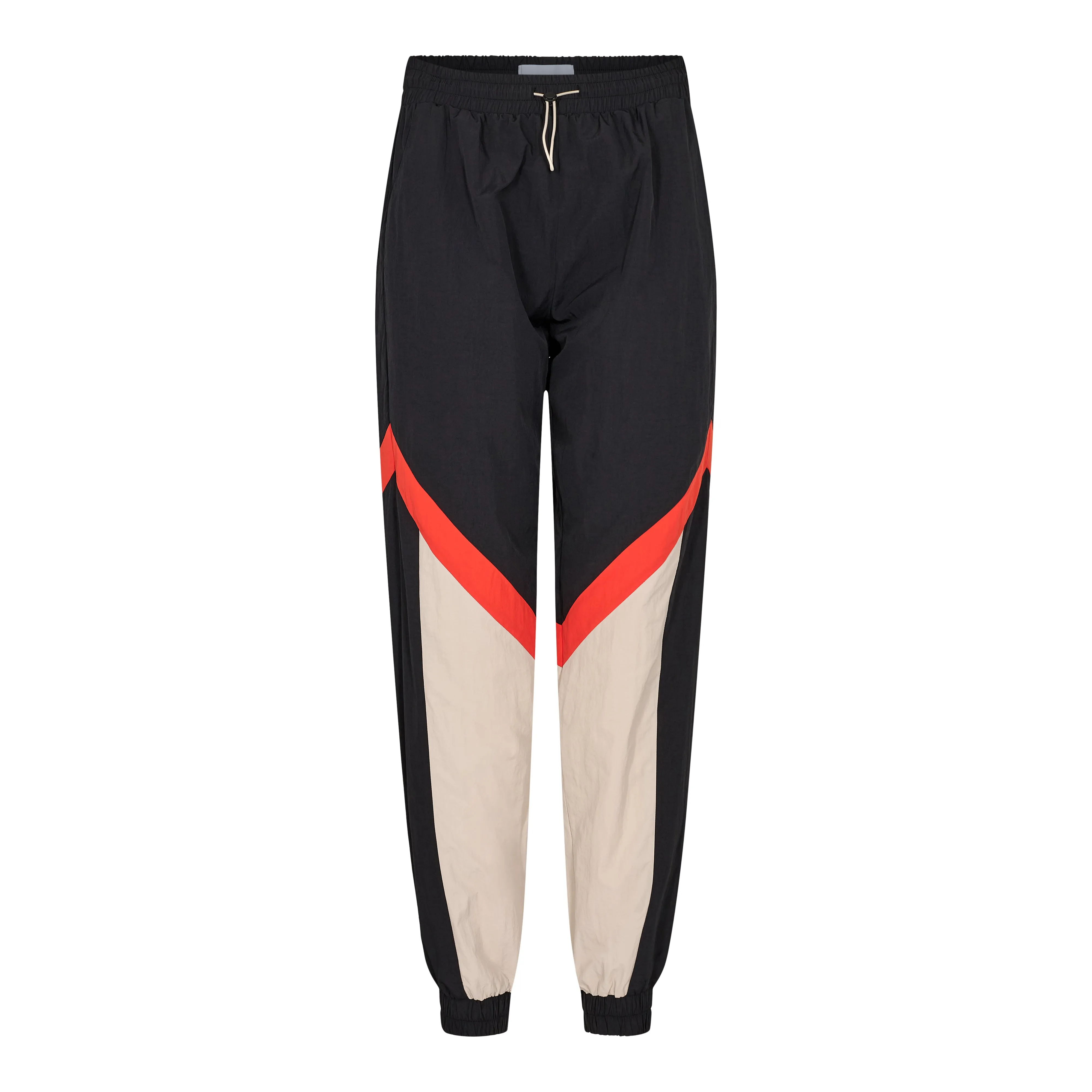 NIA-TRACK-PANTS - BLACK ORANGE SAND