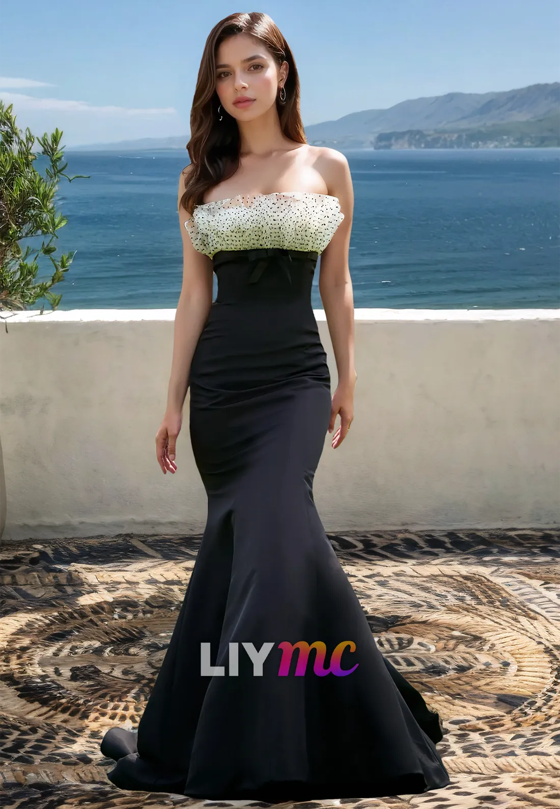 Off-Shoulder Sleeveless Bodycon Mermaid Formal Dress