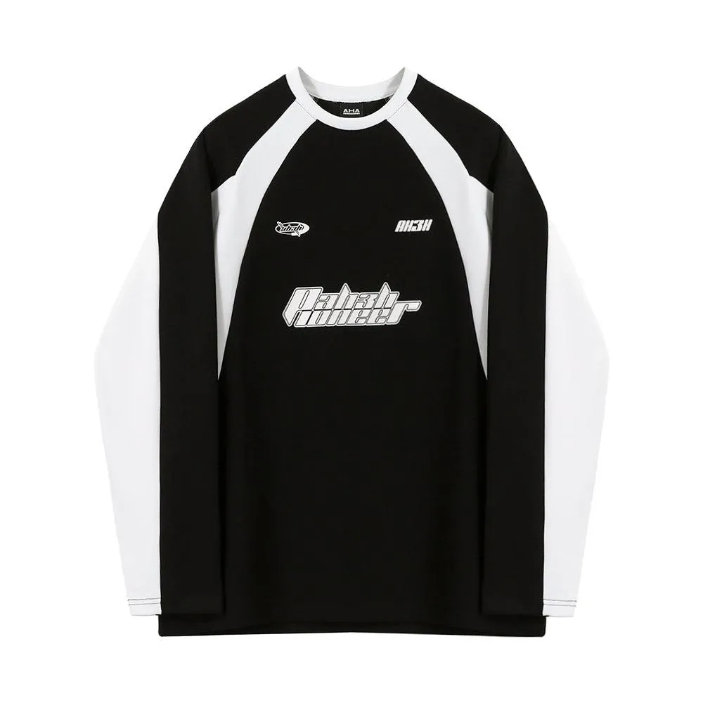 OH Contrast Racing Crewneck