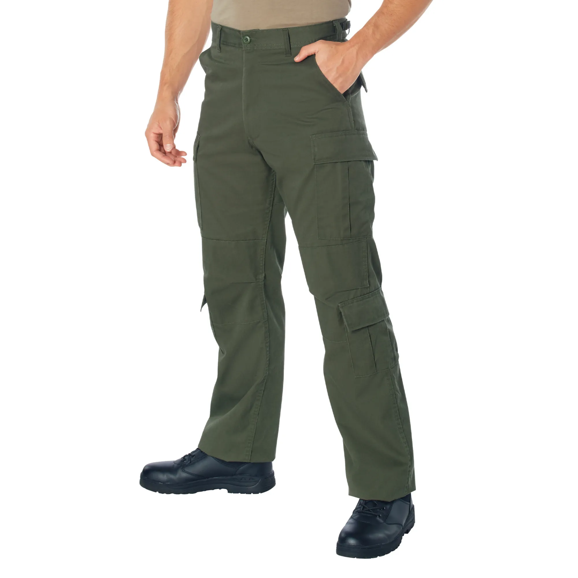 Olive Drab - Military Vintage Paratrooper Fatigues