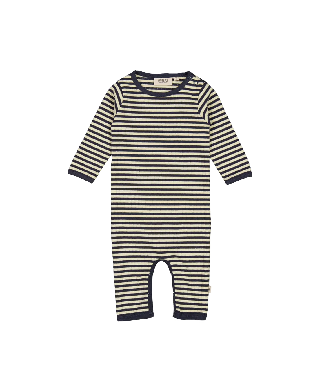 ONESIE WHEAT MIDNIGHT STRIPE