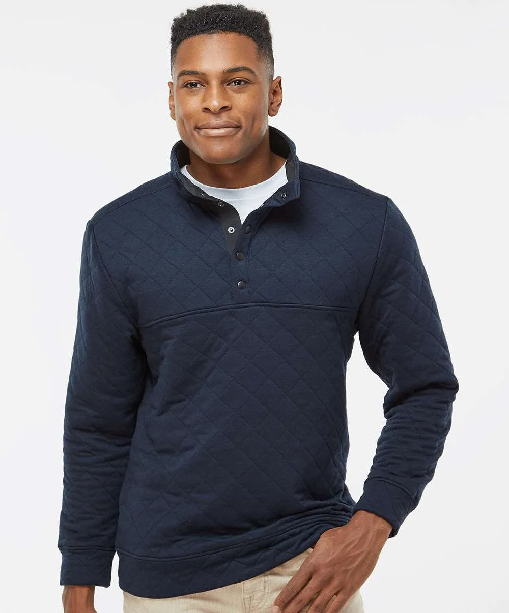 OUTLET-J America Quilted Snap Pullover